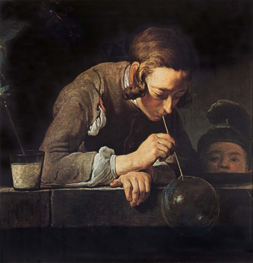 Jean Baptiste Simeon Chardin Boy Blowing Bubbles